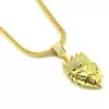Men's Gold Lion King Necklace