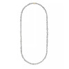 60ctw Multi-Cut White Sapphire Two Tone Necklace