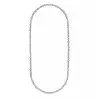 60ctw Multi-Cut White Sapphire Two Tone Necklace
