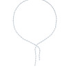 Multi-cut White Sapphire Dainty Necklace