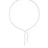 Multi-cut White Sapphire Dainty Necklace