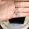 Fashion Twist Halo Diamond Pendant Necklace
