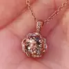 Knot of Love Necklace for Women in Rose Gold
