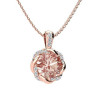 Knot of Love Necklace for Women in Rose Gold