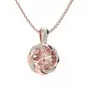 Knot of Love Necklace for Women in Rose Gold