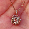 Knot of Love Necklace for Women in Rose Gold