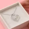 Handmade Sterling Silver Mom&Baby Horse Necklace