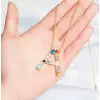 Fashion Simple  26 English alphabet Necklaces