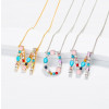 Fashion Simple  26 English alphabet Necklaces