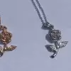 Handmade Rose Pendent Women's Necklace