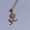 Handmade Rose Pendent Women's Necklace