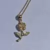Handmade Rose Pendent Women's Necklace