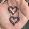 Heart Pendant Necklace for Women in Sterling Silver