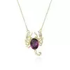 Halloween Gift 2ct Scorpion Pendant Necklace in Sterling Silver