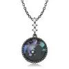 Halloween Gift Aurora Pendant Necklace in Sterling Silver