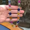 114ctw Multi-color Sapphire Statement Necklace