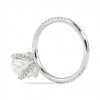 Handmade 3pcs Oval Cut 3.0CT Sterling Silver Ring Set