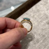 5ct Oval Cut Paraiba Tourmaline Vintage Ring