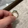 5ct Oval Cut Paraiba Tourmaline Vintage Ring