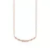 Cluster Flower Bar Pendant Necklace