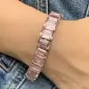 50ctw Emerald Cut Unisex Tennis Bracelet