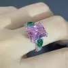 6.8ct Fancy Pink Sapphire Engagement Ring