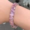 50ctw Emerald Cut Unisex Tennis Bracelet