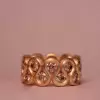 10ctw Morganite Pink Sapphire Infinity Eternity Ring
