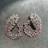 Nature Inspired 14ctw Pink Sapphire Statement Earrings