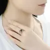 Fashion Black Spider Ring