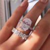 Handmade 5 Ct Oval Cut Lab-created Engagement Ring