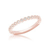 2ct Pear Cut 3pc Bridal Set in Rose Gold