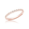 3.85ct Cushion Cut 3pcs Bridal Set in Rose Gold