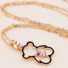Paddington Bear Pendant Alloy Necklace
