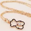 Paddington Bear Pendant Alloy Necklace