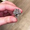 9.5ct Cushion Cut White Sapphire Engagement Ring