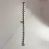 4ctw White Sapphire Georgian Art Deco Ball Chain Bracelet