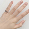 925 Sterling Silver Handmade Plum Blossom Shape Adjustable Ring