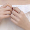 925 Sterling Silver Handmade Heart Link Adjustable Ring