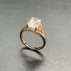 4ct Split Shank Radiant Cut Engagement Ring