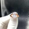 4ct Split Shank Radiant Cut Engagement Ring