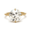 3.8ct Round Cut Paved Wide Band Wedding Ring Set