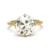 3.8ct Round Cut Paved Wide Band Wedding Ring Set