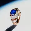 5ct Oval Cut Ruby Vintage Swirl Cocktail Ring