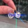 11ctw Bezel Heart Cut Classic Drop Earrings