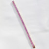 16CTW Princess Cut Pink Sapphire Tennis Bracelet