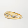 2ctw Round Cut White Sapphire Wedding Band