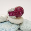 23.75ct  Invisible Setting Ruby Cocktail Ring