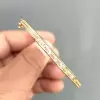 Baguette Cut White Sapphire Tennis Bangle