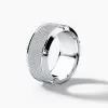 2.4ct White Sapphire Mechanical Screw Paved Men's Ring